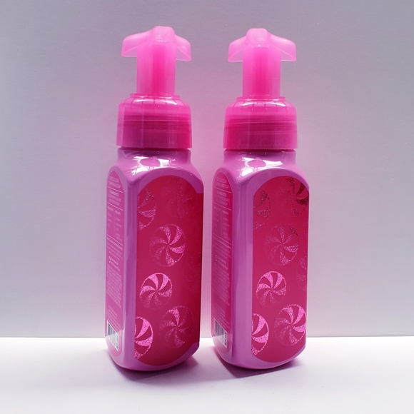 Bath & Body Works TWISTED PEPPERMINT Gentle Foaming Hand Soap, 8.75 oz (2 pack) - Picture 2 of 3